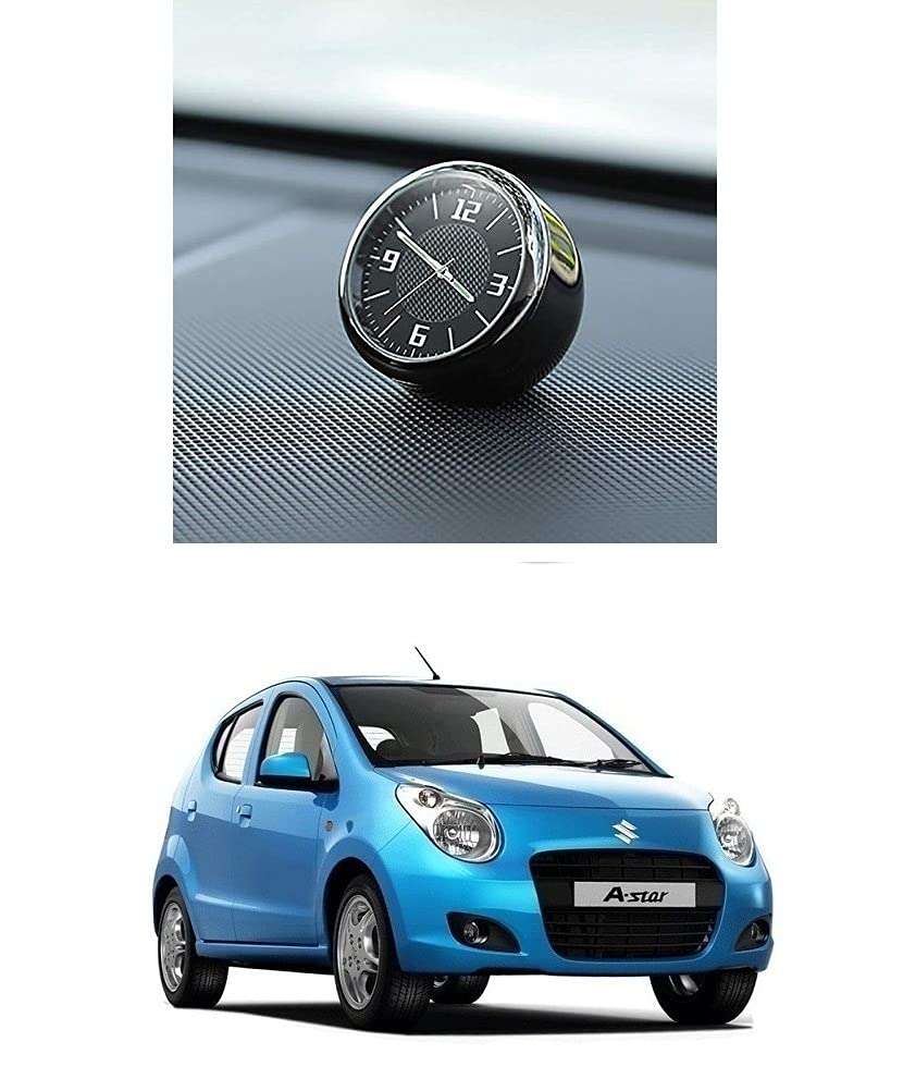 Autoformonix Car Dashboard Car Clock, Quartz Clock Analogue with Vent