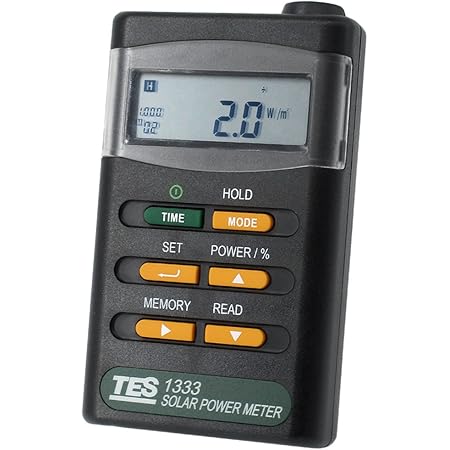 Amazon.com: SM206 Solar Power Meter, Akozon Sun Light Radiation Testing ...