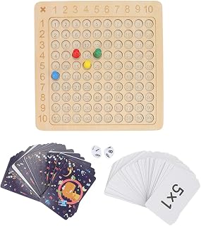 OUKENS Multiplicação matemática, montessorital para obter níveis pedagógicos ao quadro de multiplicação por modo de multiplicação 3 anos