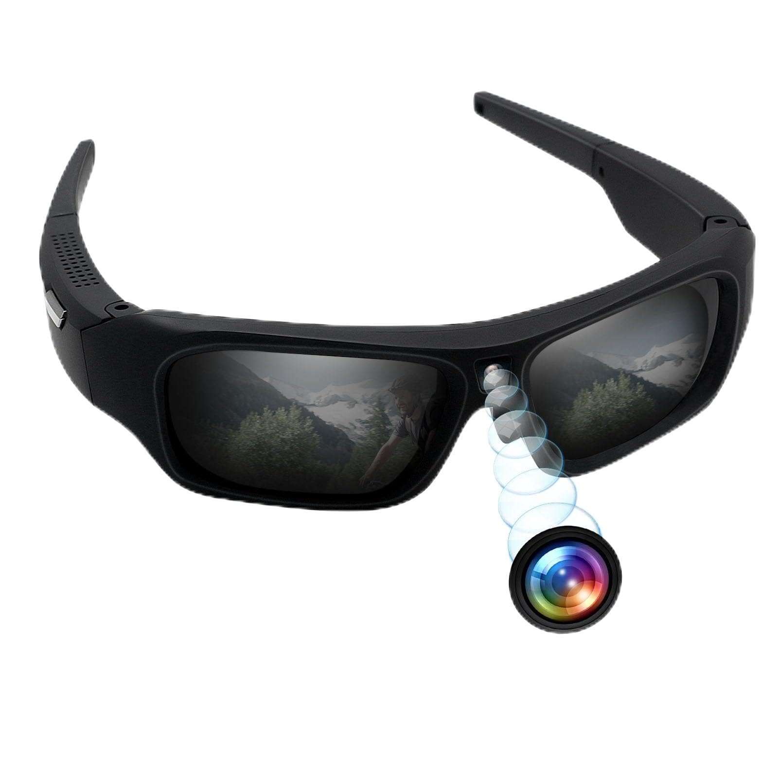Camera Glasses HD 4K Video Camera Sunglasses, Smart Glasses Camera