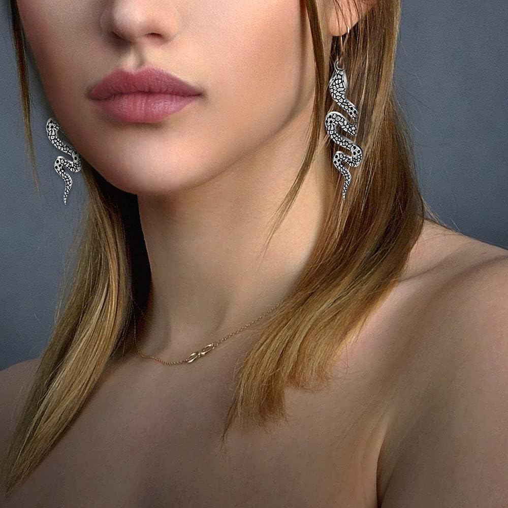 Weahre 30pcs Snake Charms Pendants Beads Mixed Alloy Metal Charm Findings Accessory for Halloween DIY Bracelets Necklaces Earrings Jewelry Making - Image 5