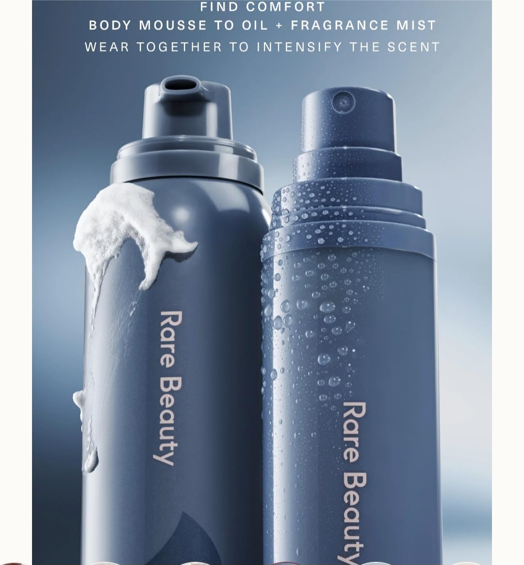 Rare Beauty Find Comfort Hydrating Body Mousse to Oil, Feel Seen, 4.7 oz, 150 mL