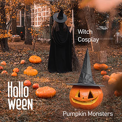 Soidhsid 6Pcs Halloween Witch Hats For Halloween Costume & Cosplay Wizard Hat Decoration Kids Party Favors Dressing Up #TOP1