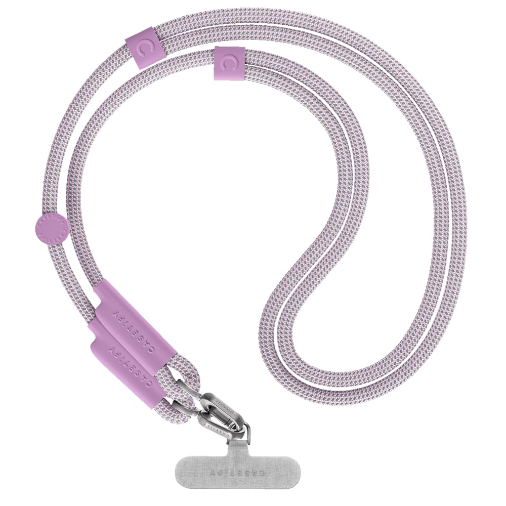 Amazon.com: CASETiFY 8mm Rope Cross Body Strap with Card - Lilac