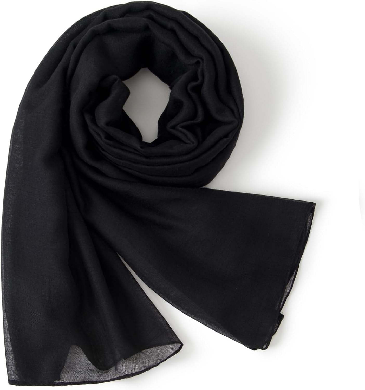 Men's Oversized Voile Scarf 35"x71" (90x180 cm) - Lightweight Breathable, Urban Style Neck Warmer | Gift Packaging Included