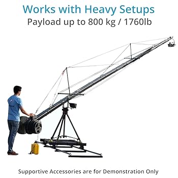 (未使用･未開封品)　Proaim Heavy Dutyポータブル16?ft Straight Professionalアルミニウム三脚ドリーレールトラックシステムfor DSLRビデオビデオカメラ+キャリーバ qdkdu57 Proaim 16ft Heavy Duty Video Camera Dolly/Crane Track
