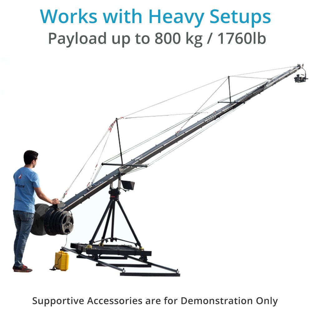 PROAIM 16ft Heavy Duty Kamera Dolly Track für stativ, Dolly, Auslegerkräne bis zu 800kg/ 1763lb Nutzlast | Aluminium Rail System für DSLR-Videocamcorder + Tragetasche (TRK-16-32)