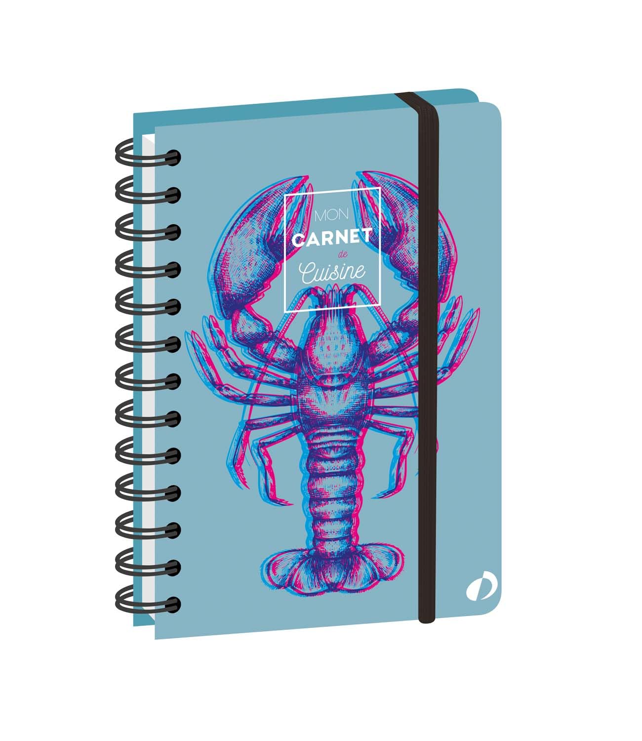 QUO VADIS - Spiral Notebook - French - Multicoloured - 15 x 21 cm - Clairefontaine White Paper - Made in France