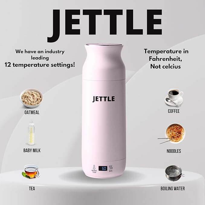 Hervidor eléctrico portátil Jettle 450 ml acero inoxidable miniatura 5