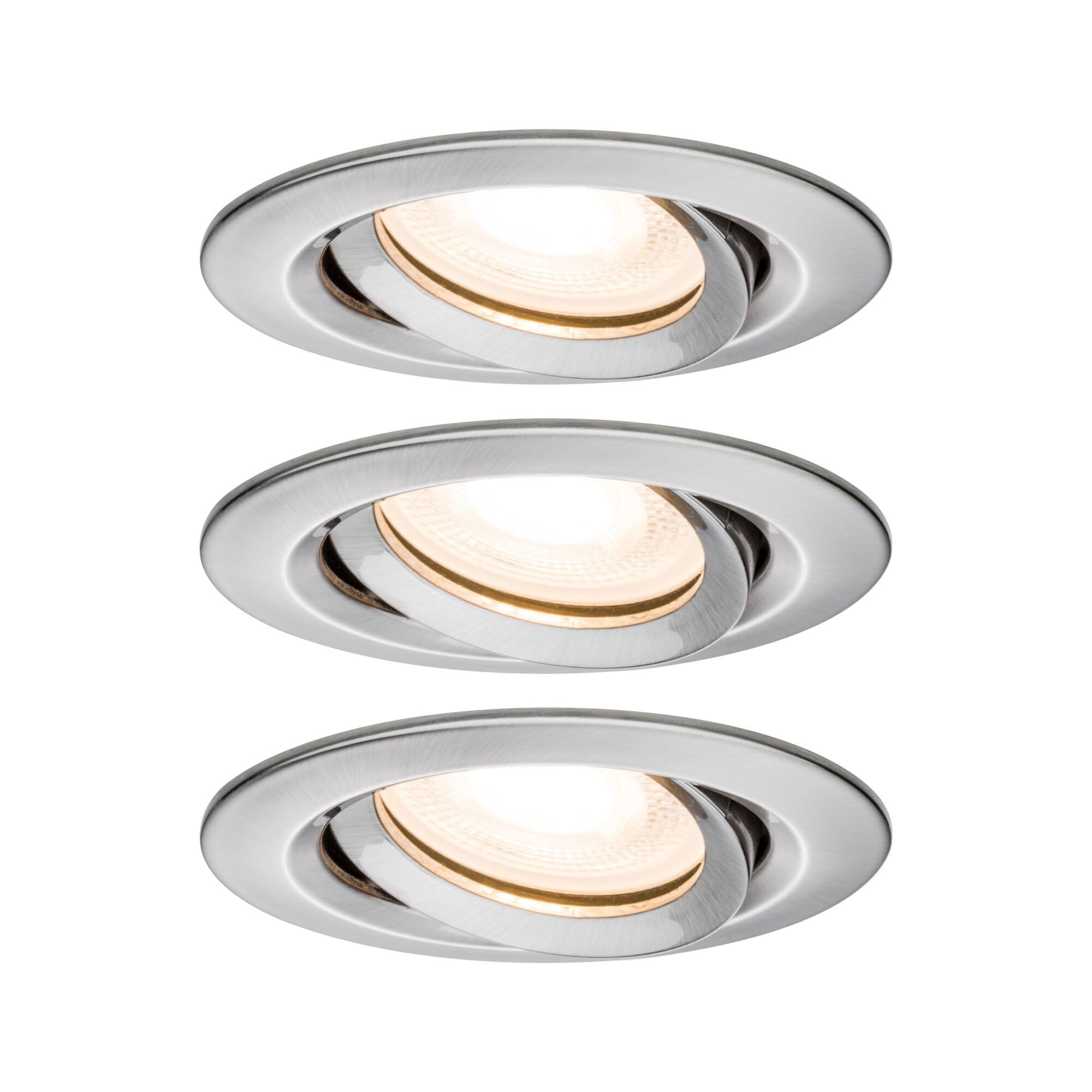 Paulmann Premium EBL Set Name IP65 schwenkbar LED 3x_W 230V GU10 51mm Eisen geb./Metall