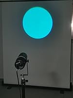 Vista 2 de Luz LED de escenario pinspot - SENLAN 9W RGB 3 en 1 luz de haz por control remoto IR