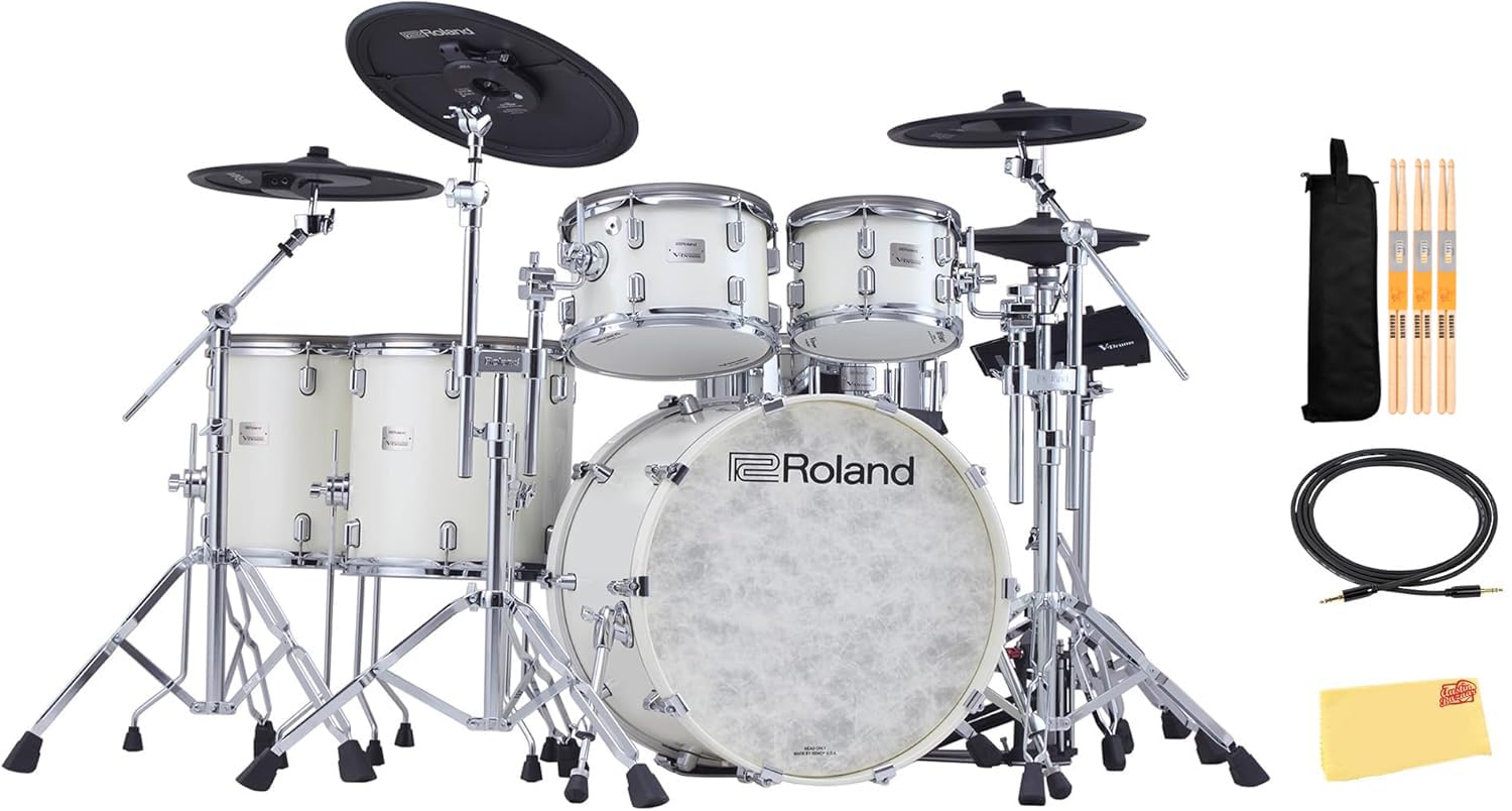 Amazon.com: Roland VAD716-PW V-Drums Acoustic Design Electronic