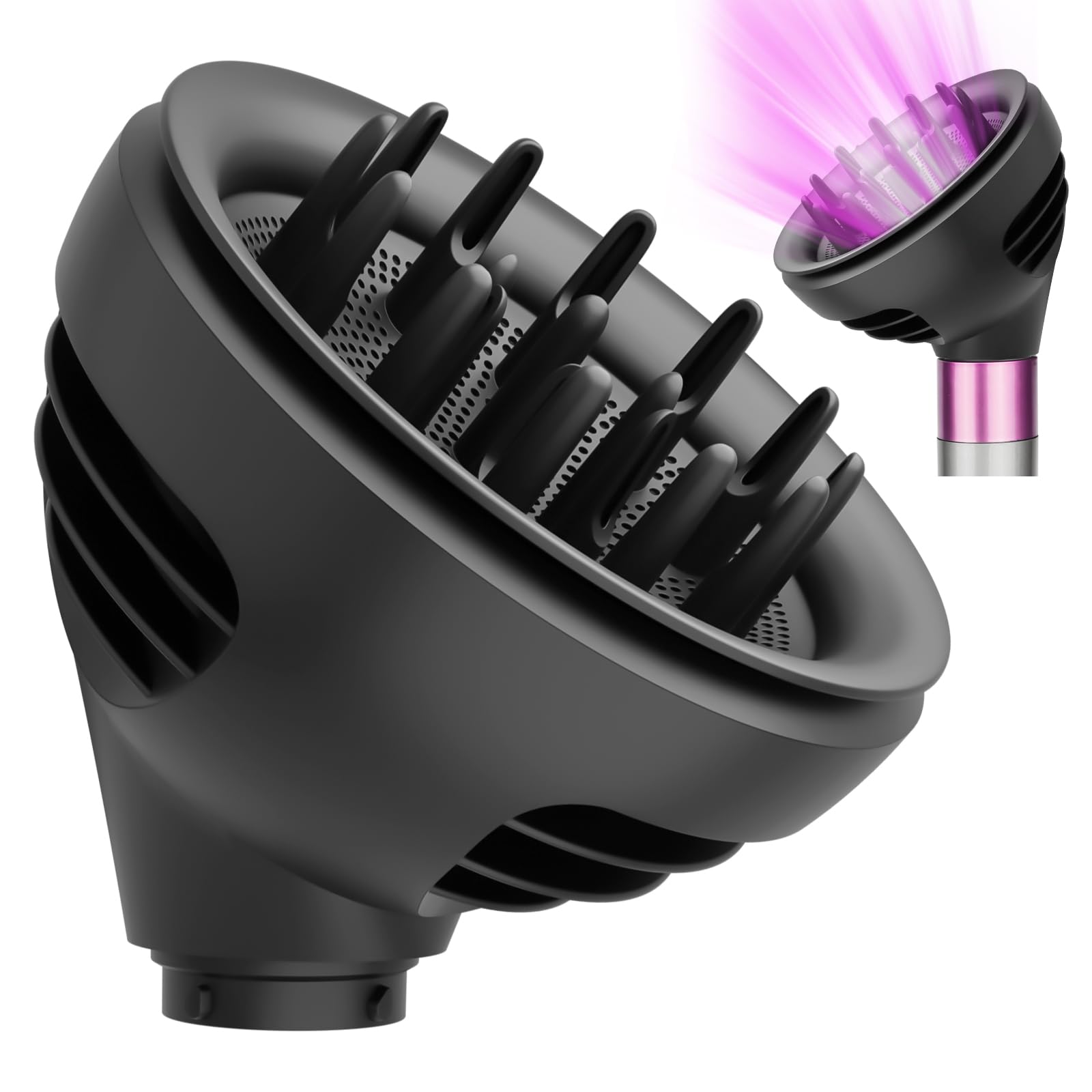 Amazon.com: PUREGUST Wave Curl Diffuser Attachment for Dyson