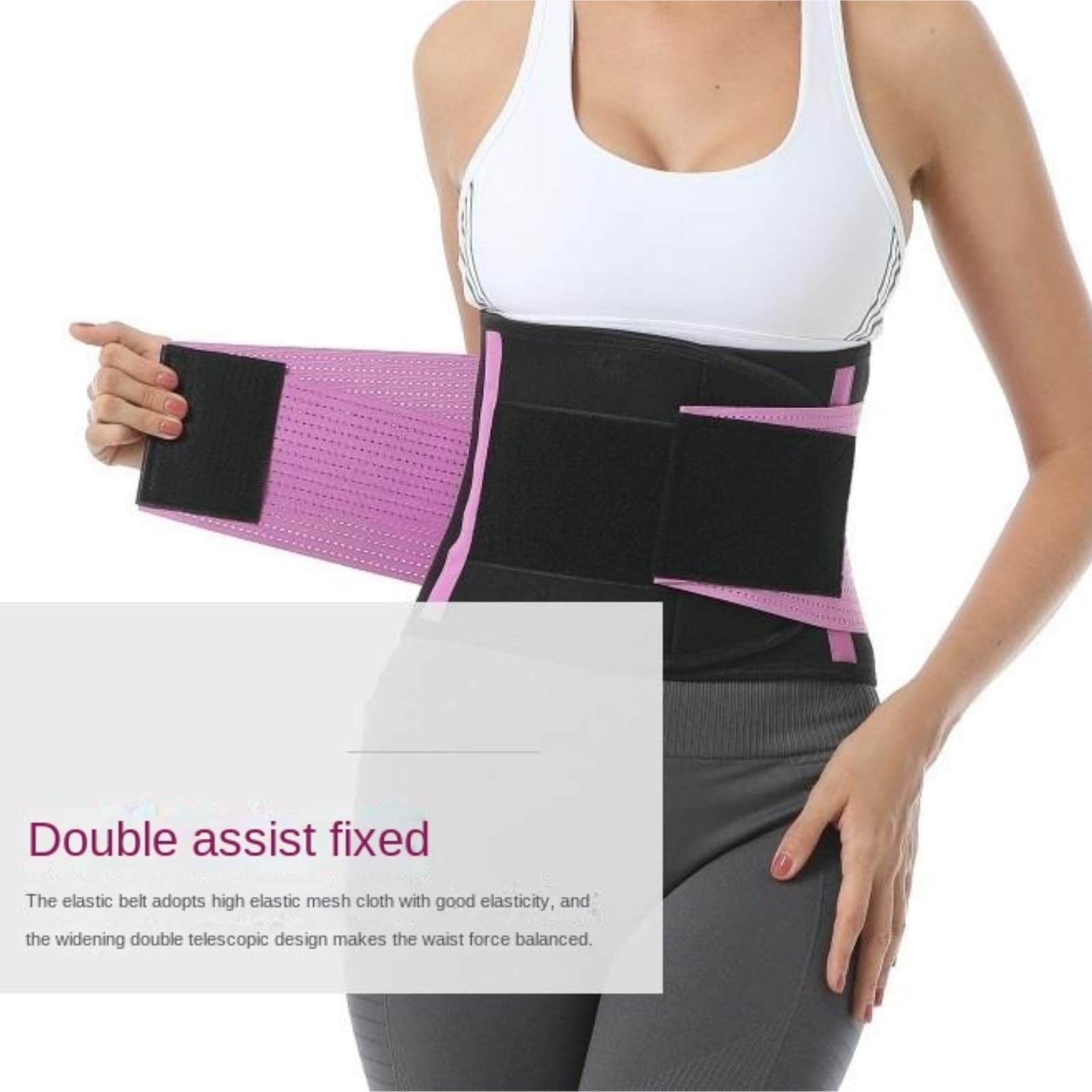 Faja Lumbar Trabajo Cinturón De Soporte Lumbar Elástico Para Espalda, Corrector Postura Ortopédico, Corsé Para La Cintura Y Baja, Entrenador Estabilización(Yellow,Large)