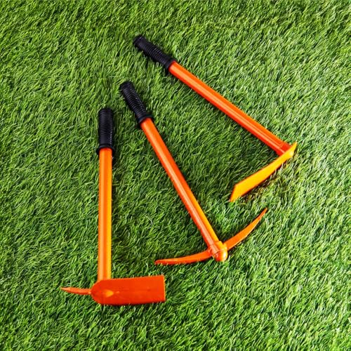 Image of Go Hooked Heavy Duty Garden Kit | Garden Pickaxe (Tiller) & Hand Hoes with Prongs-2 Nos.|Garden Kit Essentials, Strong, Durable Steel Planter Accessories |Gardening Tools for Home Garden- Set of 3