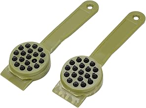 Escova de pele de peixe, escova de escama de pesca de raspagem rápida remoção de faca de peixe, descascador de limpeza de faca, removedor de escamas de peixe faca de apagar escova de pele raspagem escova de pesca