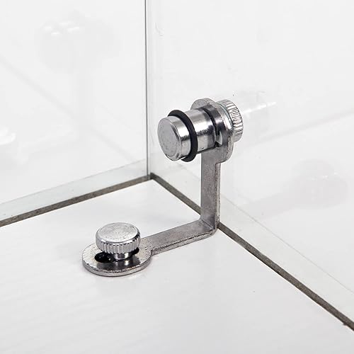 Miniatura 8 de CISURCPI 4-Shelf Glass Display Cabinet with Door and Lock, Upgraded Quick-Install Style Curio Cabinets 5mm Tempered Glass Floor Standing Bookshelf