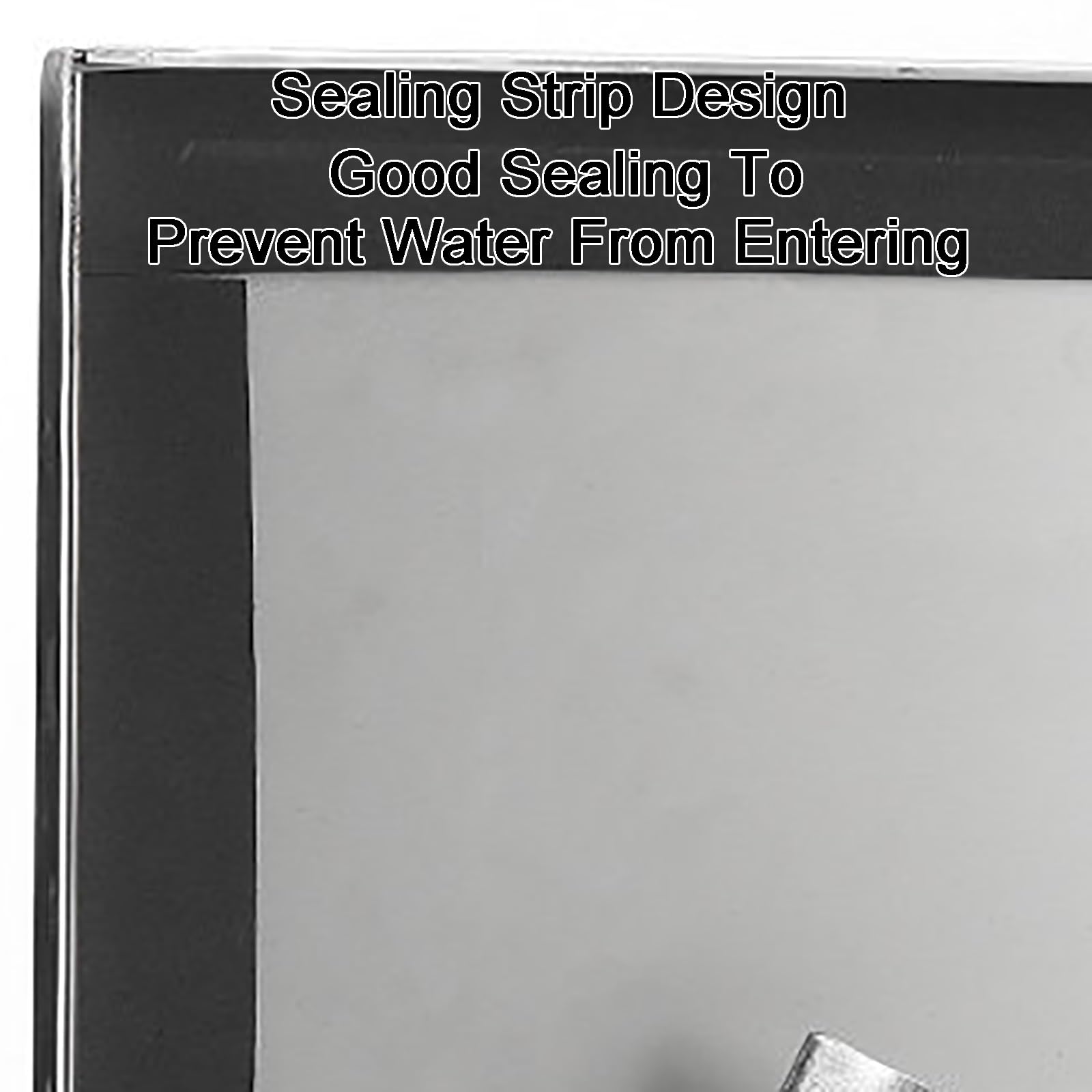 Skrzynka Elektryczna, Zewnętrzna Skrzynka Rozdzielcza Stali Nierdzewnej 304 z Osłoną Przeciwdeszczową, do Użytku na Zewnątrz(40x20x60CM/16x8x24IN)