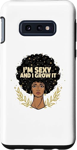 Galaxy S10e Afro Hair Black Queen Melanin Africa Pride Afrocentric Case