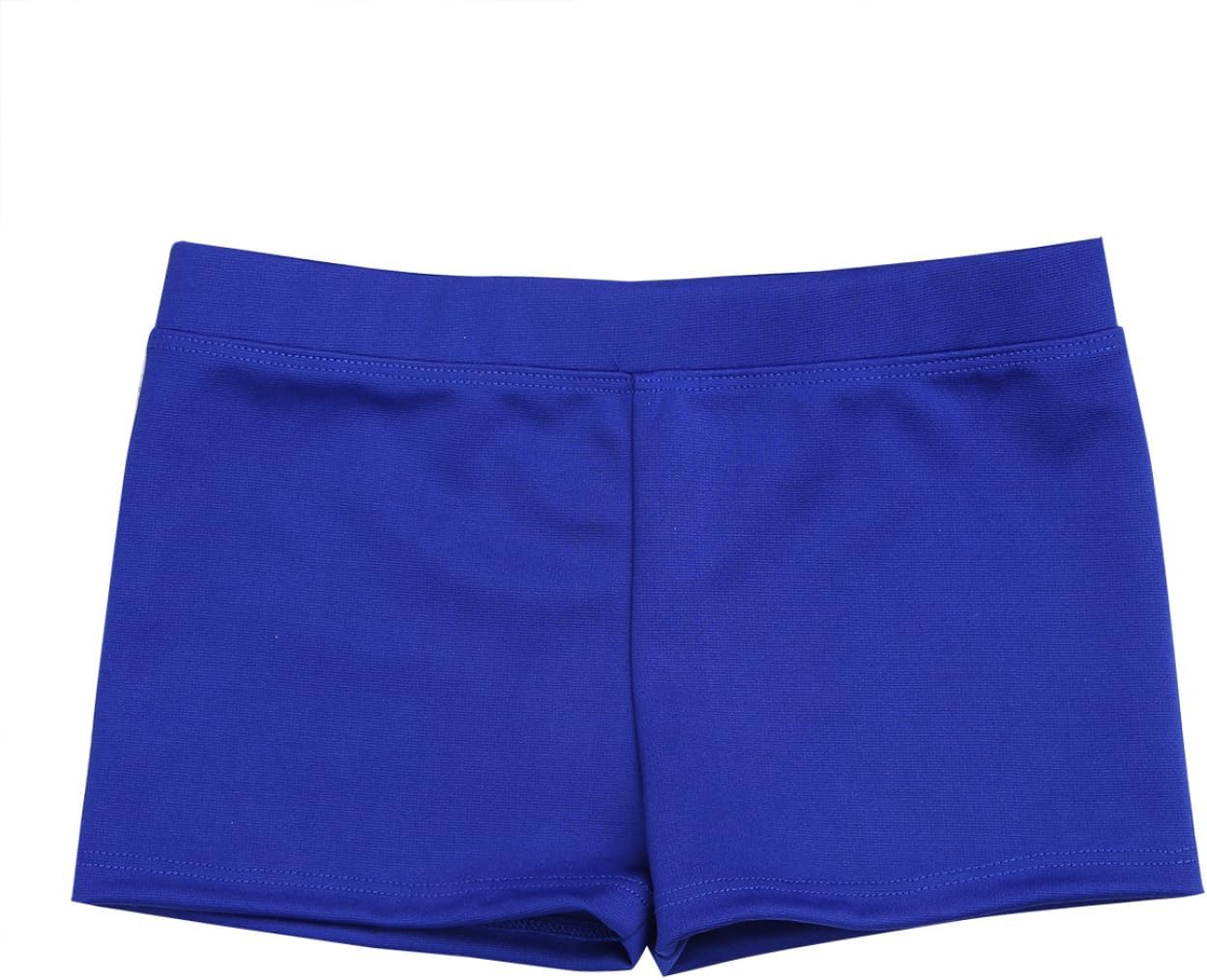 Girls Boy-Cut Yoga Shorts Gymnastics Dance Running Boxer Bottom Undershort