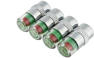 4pcs/set Car Tire Pressure Monitor Valve Stem Cap Sensor Indicator Eye Aler