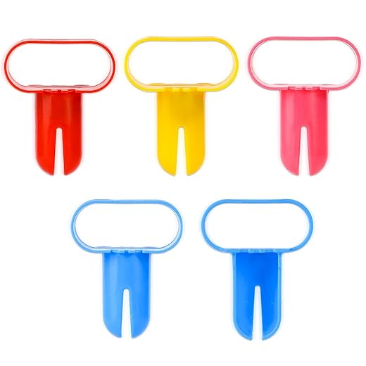 5 Stück Ballon Binden Werkzeug Schneller Ballonknoter Ballons Knoter Zubehör Ballon Knoten binden Clip für Party Hochzeitsdeko Ballons
