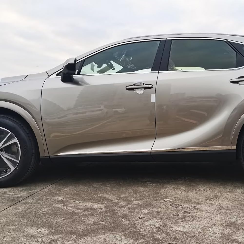 Beautost Fit for Lexus RX RX350 RX350h RX500h F Sport 2023 2024 2025 2026 Door Body Side Skirt Molding Cover Trims