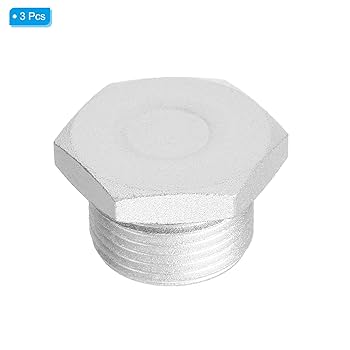 Amazon.co.jp: PATIKIL G3/4 オスねじ六角頭パイププラグ O