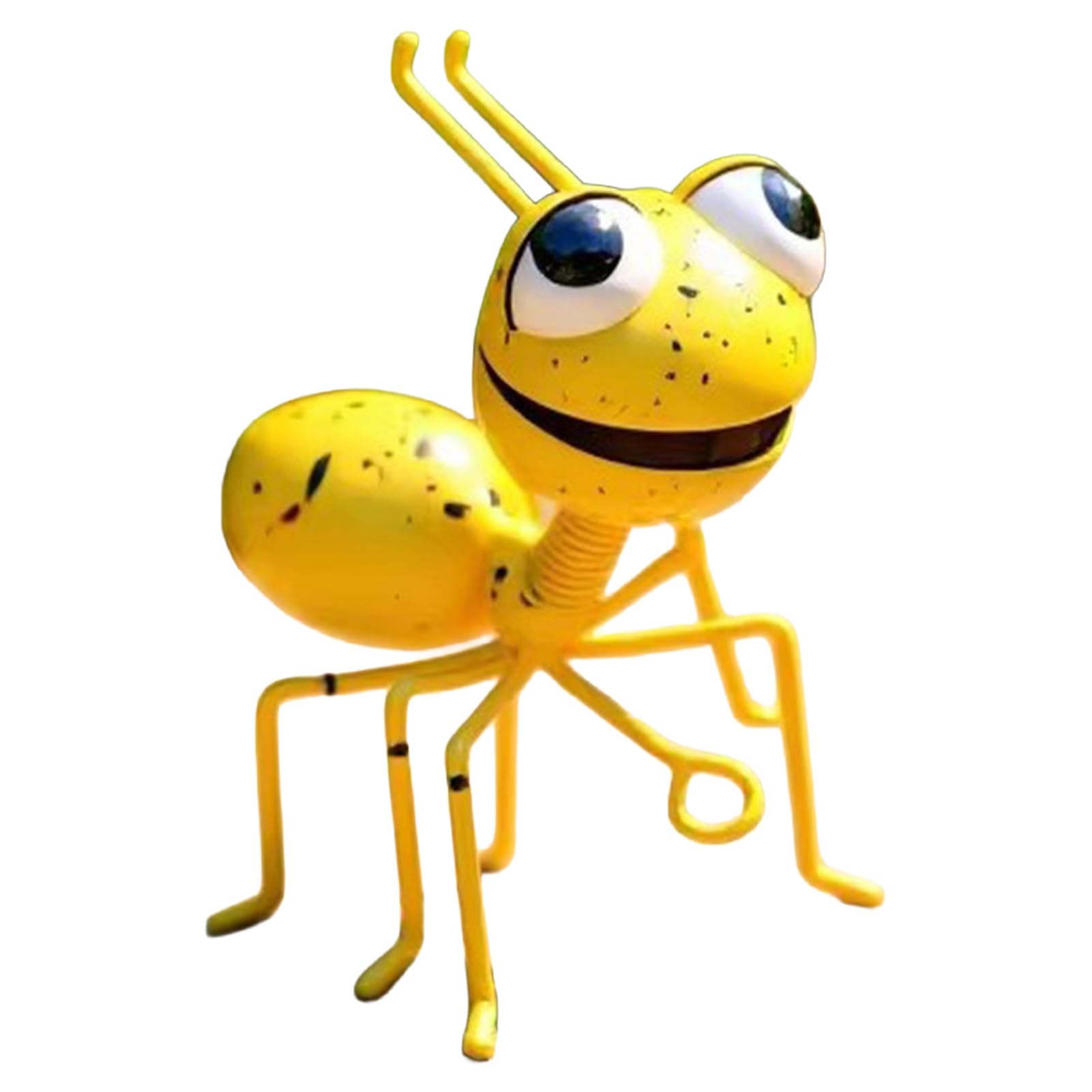 Large Ant Ornament Iron Decorative Ant Sculpture with Bright Colors Rust-Resistant Simulation Modeling for Garden Courtyard Lawn