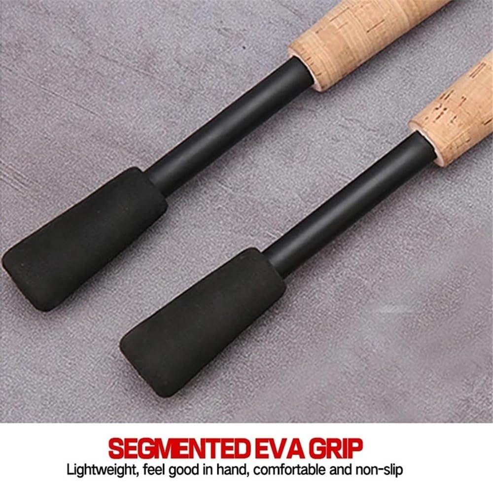 Canna da Pesca Canna da Pesca, Canna da Pesca telescopica in Fibra di Carbonio for trote e spigole Canna da Pesca telescopica(2.1m)