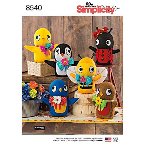 Réussir ses peluches en feutrine facilement avec Simplicity 8540