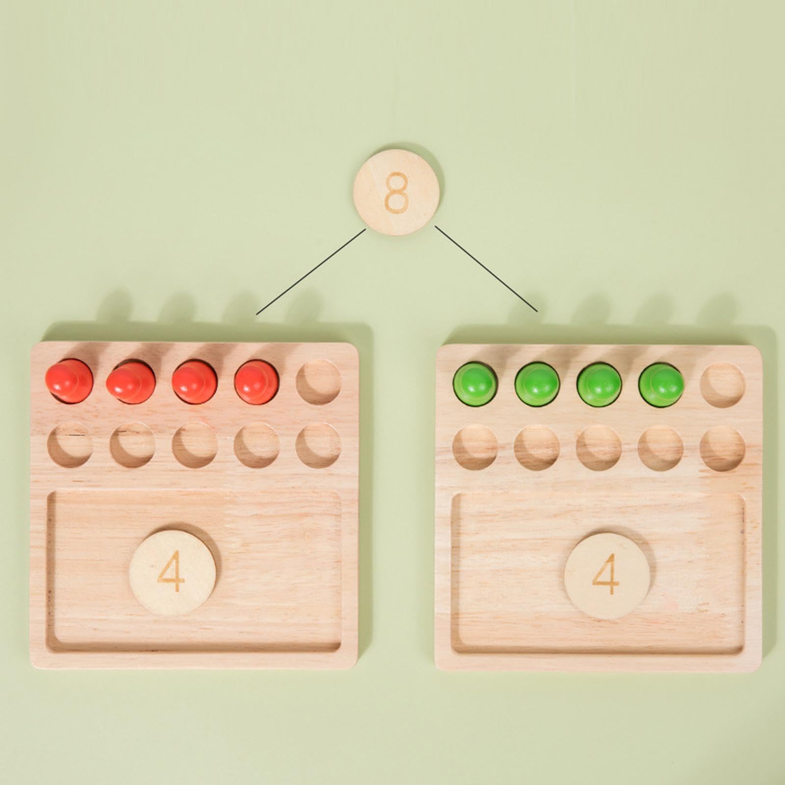 2 zestawy drewniane Montessori matematyka plansza przedszkolna gra edukacyjna dla dzieci dziewcząt dzieci