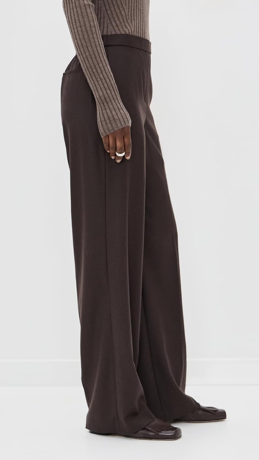 Theory Women's Wide Pull On Pants - Image 5