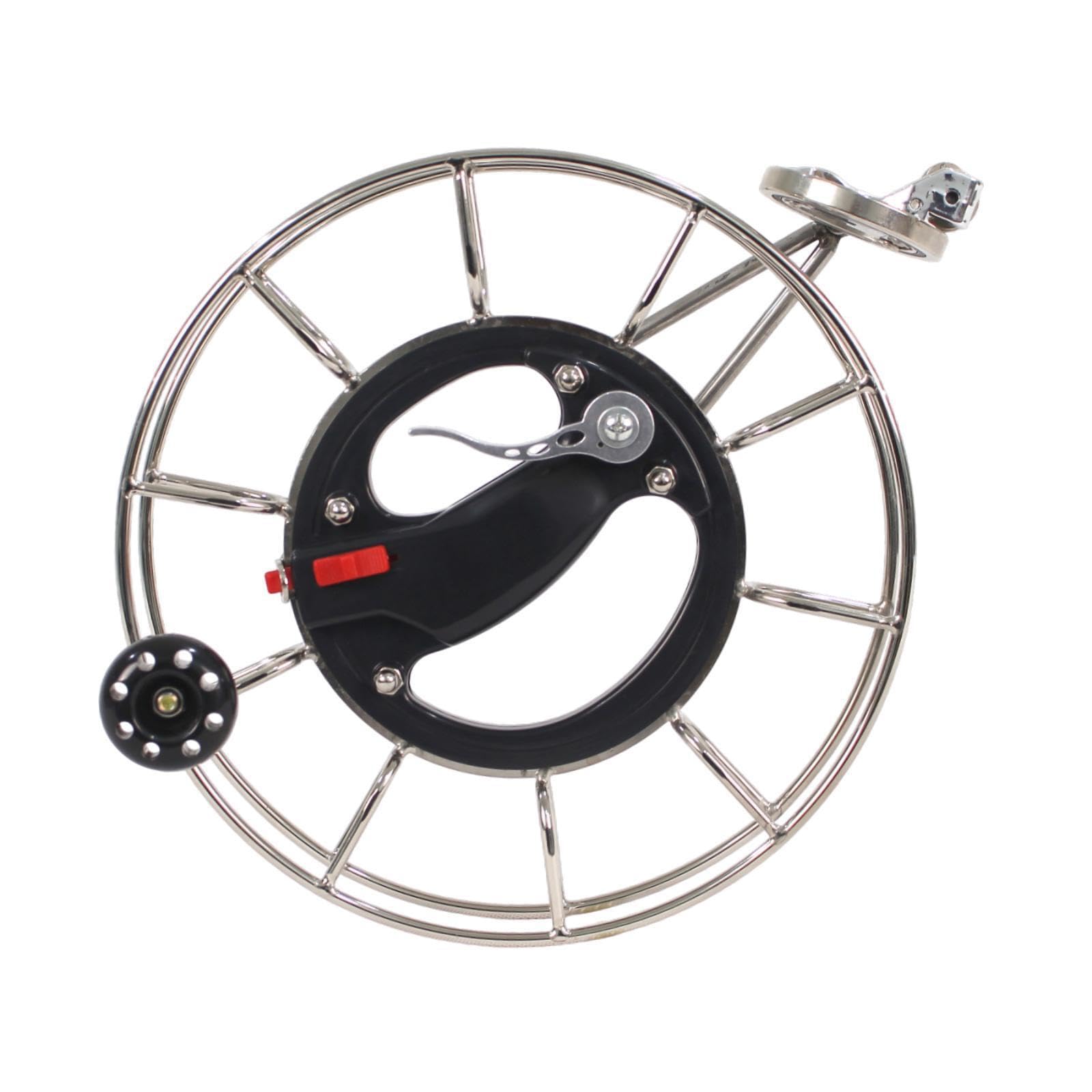 Moulinet de cerf-Volant Format, en Acier Inoxydable Haute Performance, idéal pour Les passionnés d'activités de Plein air, Les Pique-niques et Le Camping, StyleB