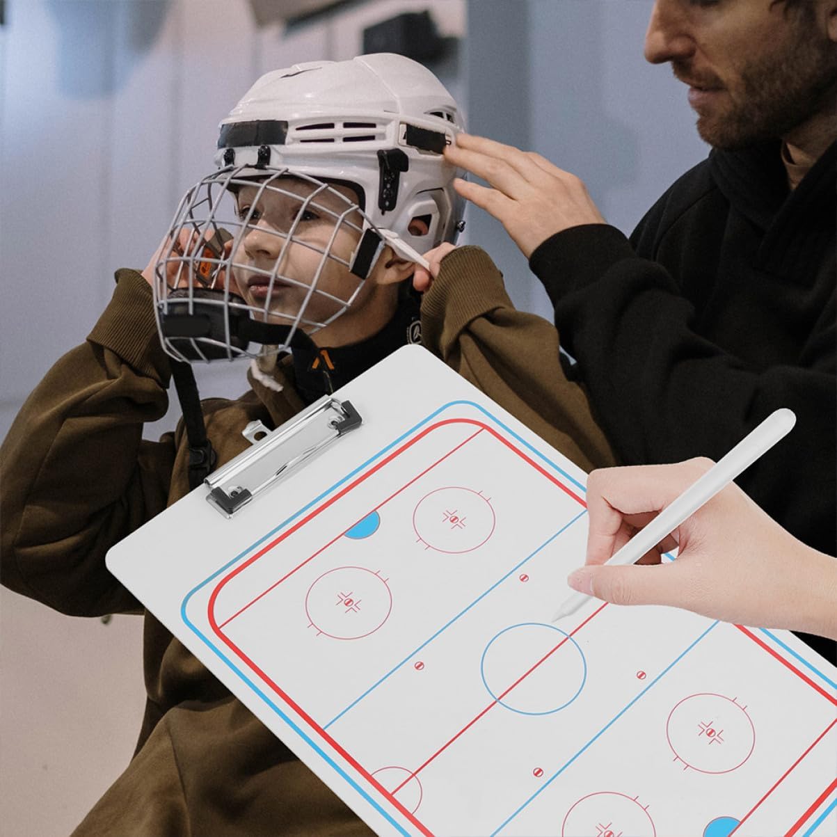 VICASKY 2pcs Match Board for Hockey Hockey Whiteboard Portable Board for Sports