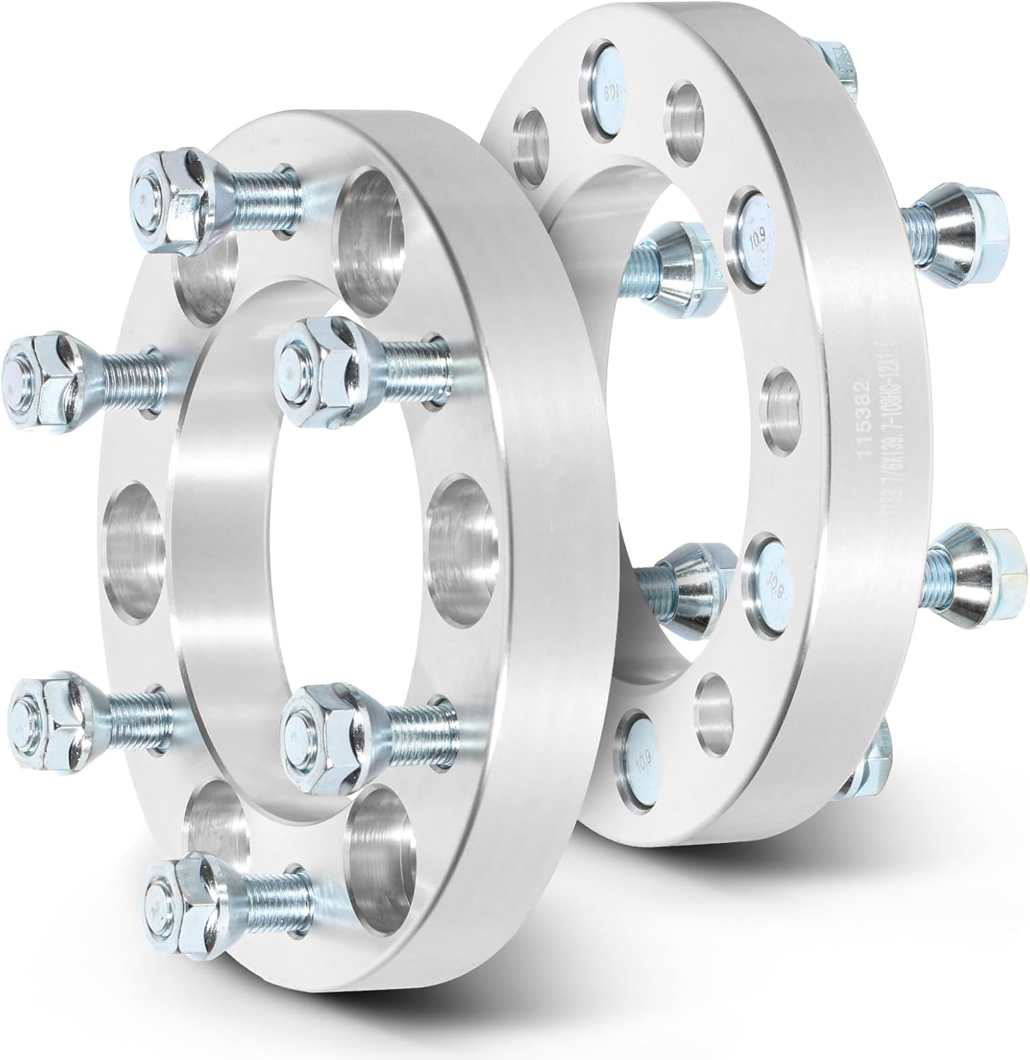 SCITOO 2Pcs 6x5.5 Wheel Spacers 1 inch Thread Pitch 12x1.5 Hub Bore 108mm 6 Lug Wheel Spacers Fit for Colorado Ram 50 Raider D50 Canyon Passport H3T H3 Entourage i-370 i-290 i-350