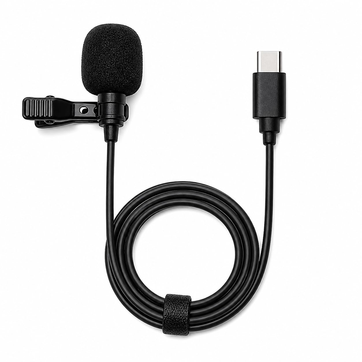 Drumstone Collar Mic Type-C for Android Mobile – Professional Grade Lavalier Lapel Microphone with Omnidirectional Condens...