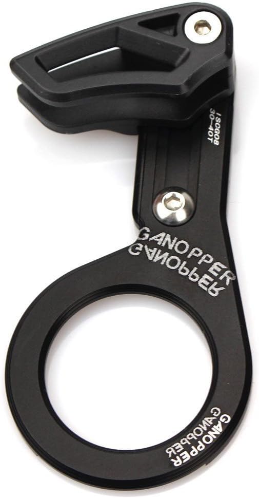 CYSKY Chain Guide Mountain Bike, MTB Chain Guide Direct Mount Chainring Guard Perfect for Most Bicycle Road Bike Mountain Bike BMX Fixie (Alloy Aluminum, Black)