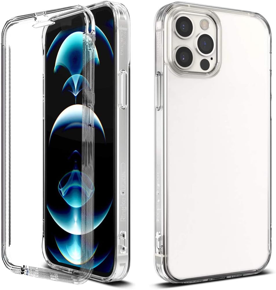 GAPlus iPhone 12 Pro Max 6.7" Front and Back Case, iPhone 12 Pro Max Transparent Clear Fully Protection PC Hard Soft Slim Thin Cover Bumper Shockproof For iPhone 12 Pro Max