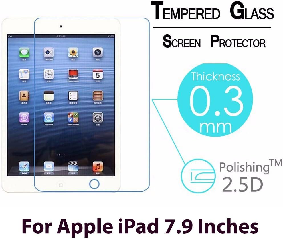 Cassiey Amazing Pro+ 2.5D 9H Hardness Anti-Explosion Tempered Glass Phone Hd Screen Protector For Apple Ipad Mini / Apple Ipad Mini 2 / Apple Ipad Mini 3 / Apple Ipad Mini 4