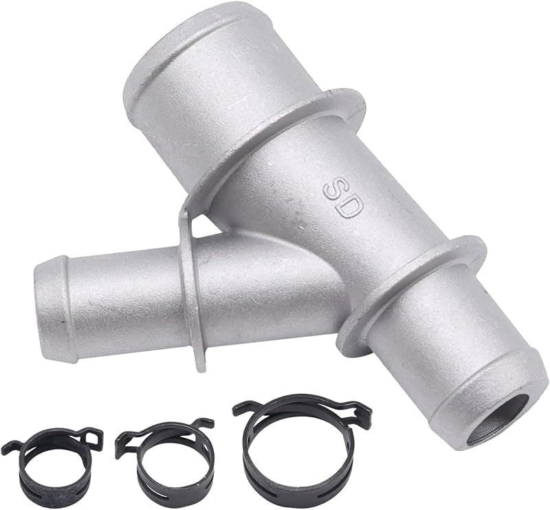 Conector Y da mangueira do radiador em liga metálica OXCANO para Cadillac, Chevrolet e GMC – 1 unidade