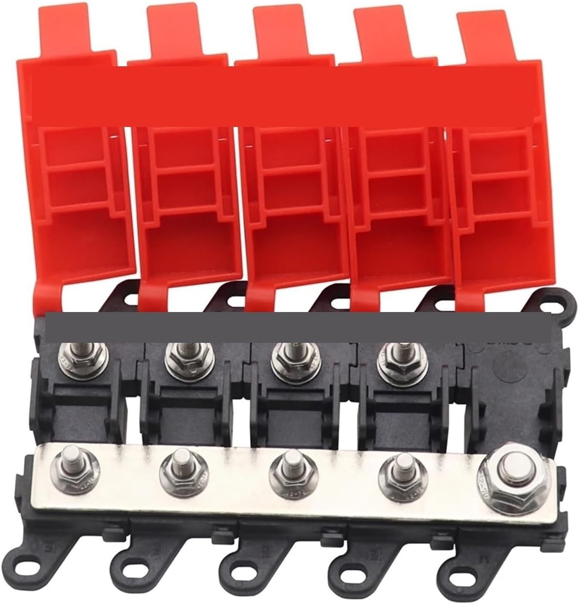 3/4/5/6 Way Car Fuse Box Block Holder 200A High-Power Fuse Box(4 Way)