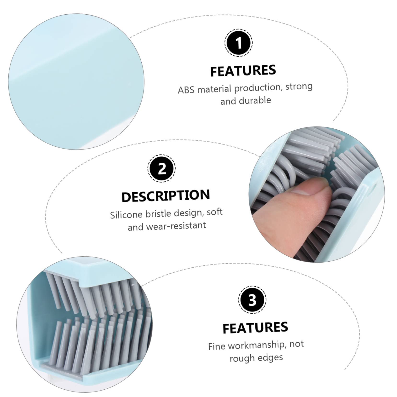 Gadpiparty 4piezas Colector De Pelo De para Pared Atrapa Pelos El Baño Reutilizable y Fácil De Instalar Compatible Azulejos