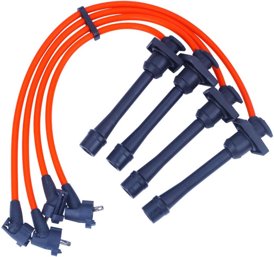 Spark Plug Wires Sets Igniton for Toyota 4A-FE 7A-FE Celica Corolla Geo Prizm 1.6L 1.8L