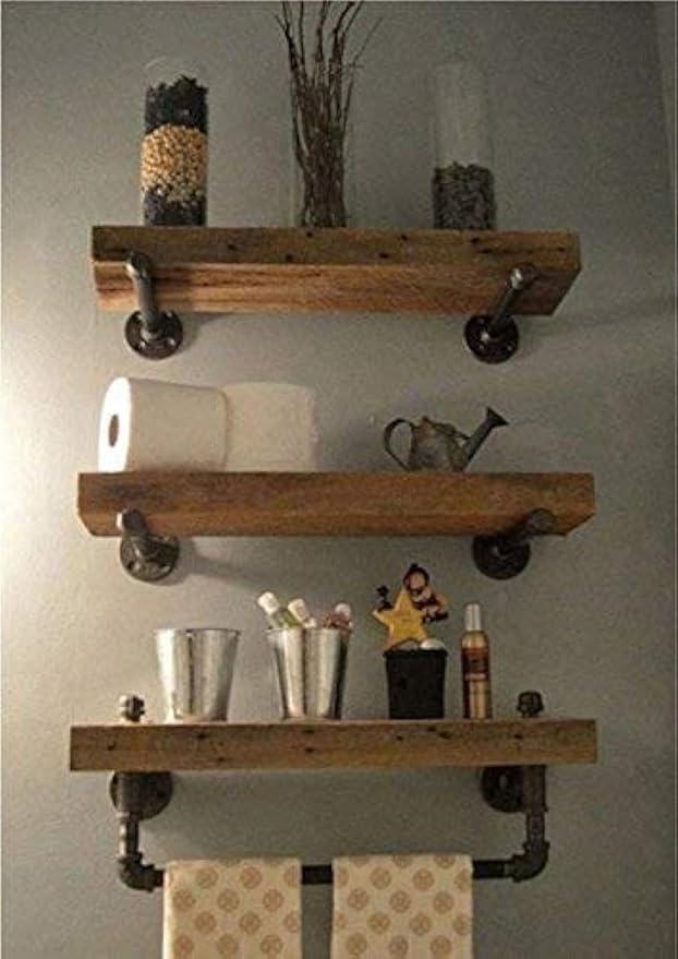 WGX Design For You Industrial Pipe Shelving Shelves Bookcase Rustic