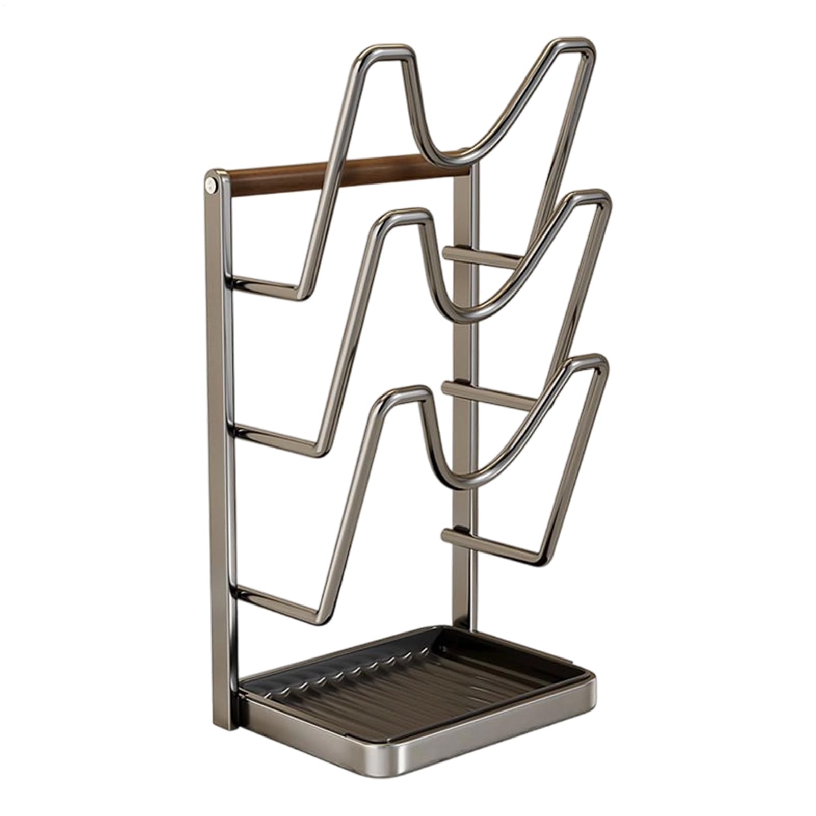 Soportes para de ollas de cocina y organizador de tapas duradero para el hogar