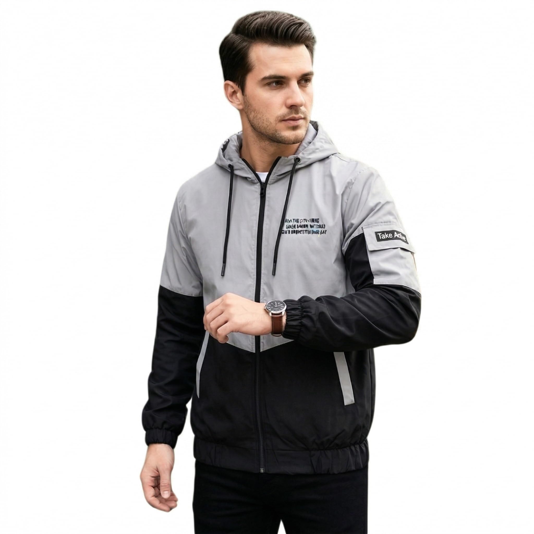 Wind Cheater For Men | Winter Jacket For Men Back Print | Light Weight Men Jacket (Pack Of 1)-picture-47