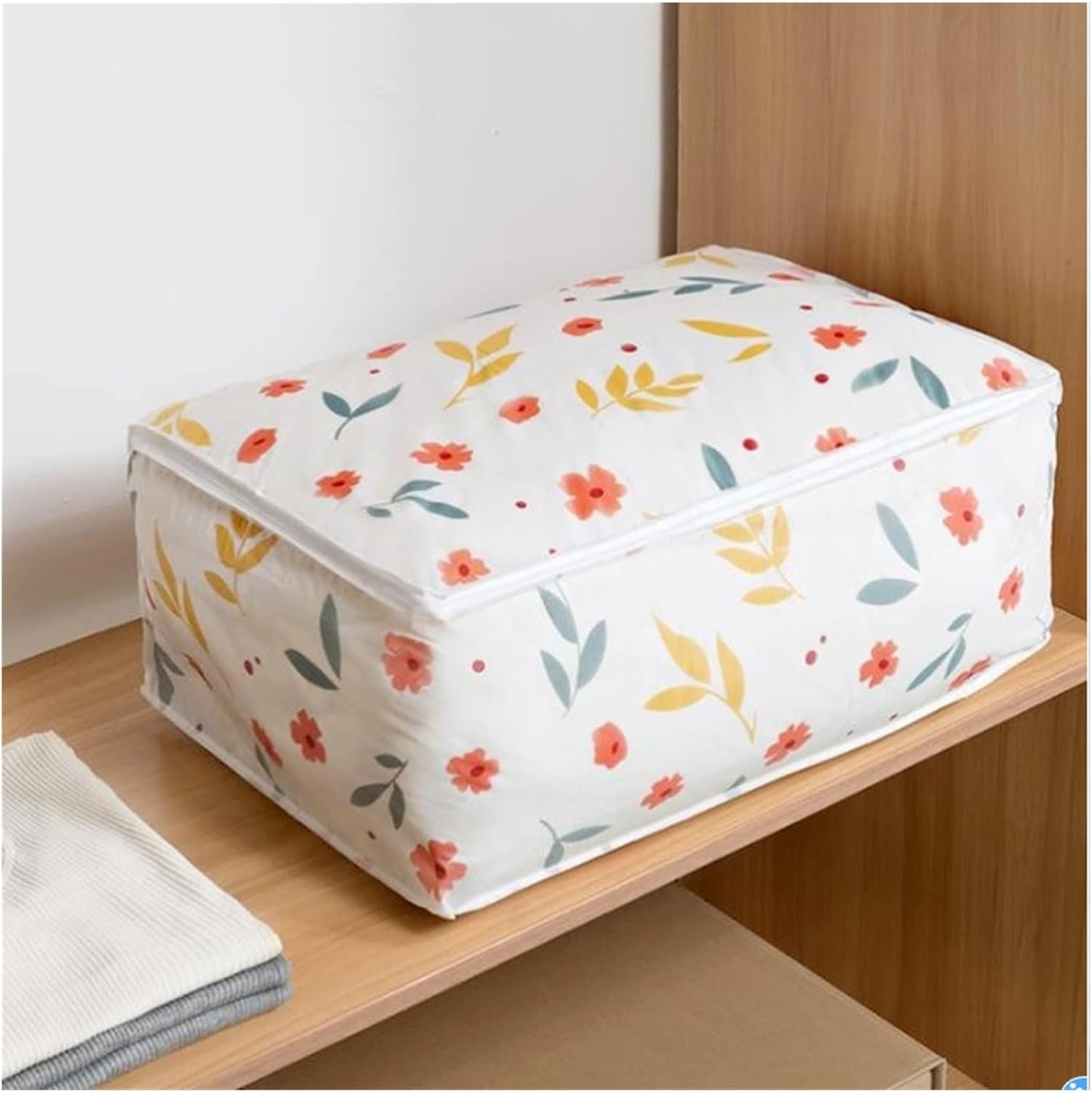 JSEIAJB Thick Waterproof Quilt Storage Bag Home Clothes Quilt Pillow Blanket Storage Bag Travel Sorting Bag(E,L code)