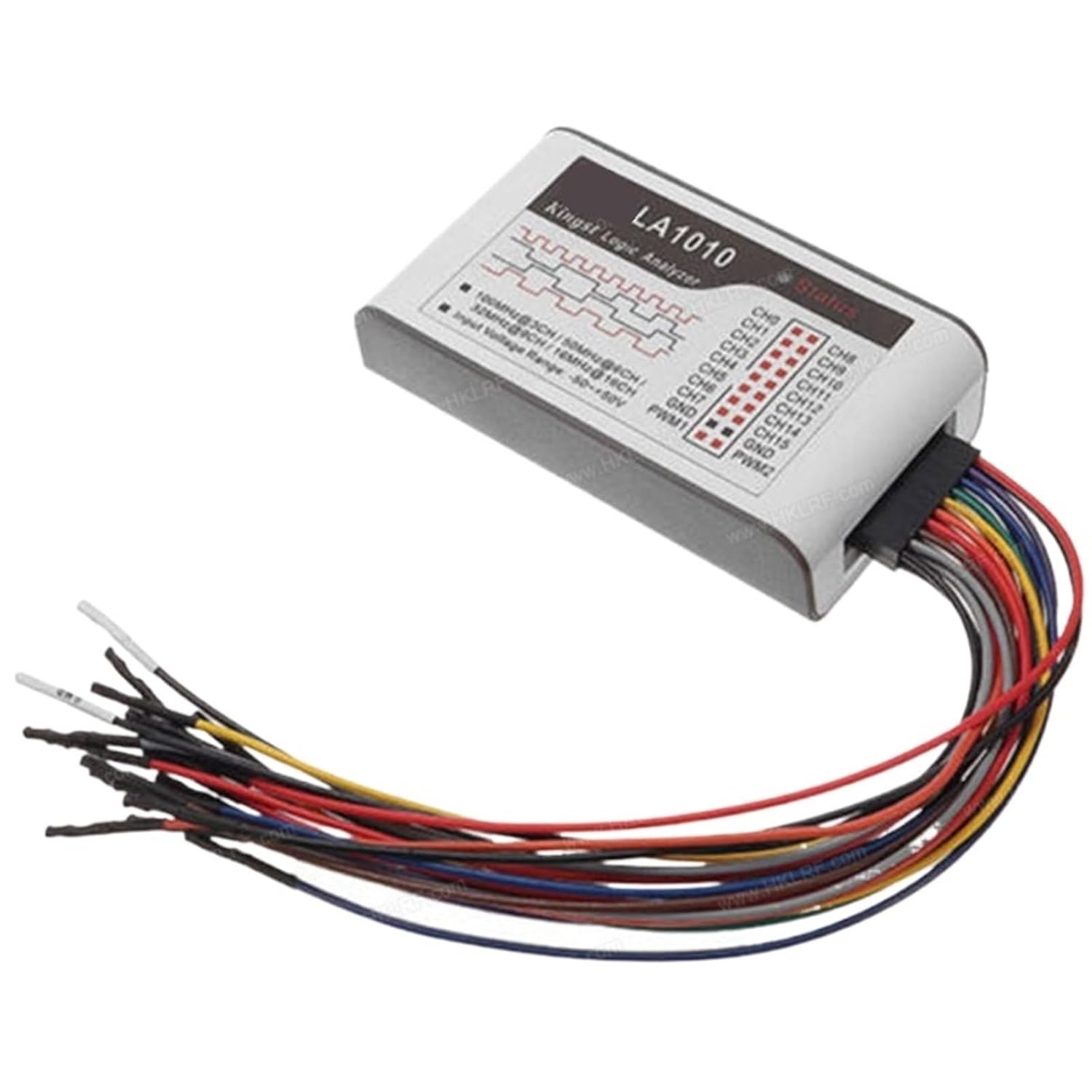 1pc 16-Channel LA1010 Logic Analyzer USB MCU/ARM/FPGA Debugging Tool Device with 100M Max Sample Rate