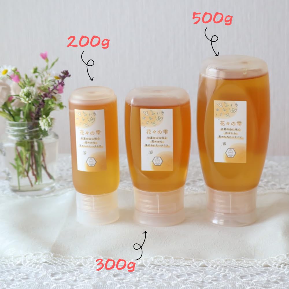 Amazon | みつばちのーと はちみつ 花々の雫 チューブタイプ（200g